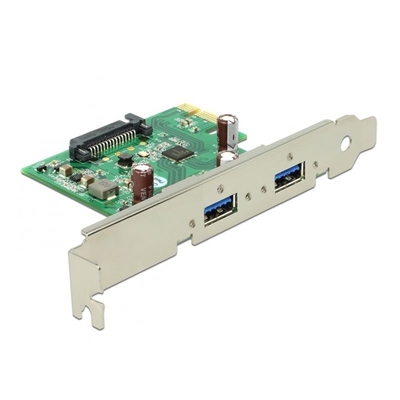 Product Κάρτα Δικτύου PCIe DeLock > 2 x USB 3.0 - USB 2.0 base image