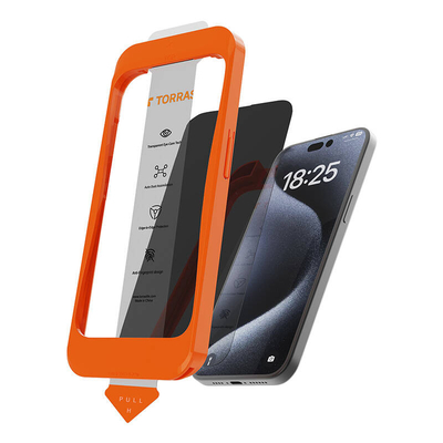 Product Screen Protector Torras Install Master tempered glass for iPhone 16 ProMax base image