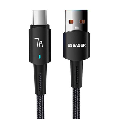 Product Καλώδιο USB Essager Sunset USB to USB-C 7A 2m (Black) base image