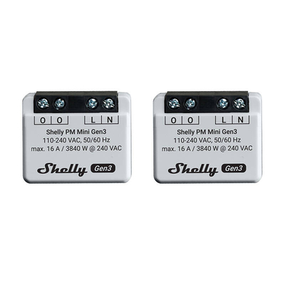 Product Ενδιάμεσος Διακόπτης Shelly Set of 2 PM Mini Gen3 Controllers base image