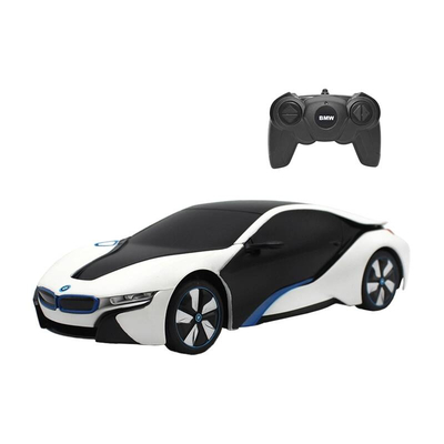 Product Τηλεκατευθυνόμενο Αυτοκίνητο Rastar R/C 1:24 BMW i8- υπεριώδη (Λευκό και κίτρινο) base image