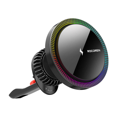 Product Φορτιστής Αυτοκινήτου Rocoren RCZJ-XK01 wireless, 15W (Black) base image