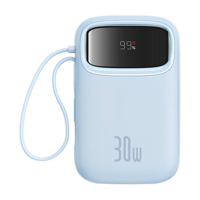 Product Powerbank Baseus QPow 2 10000mAh 30W 2xUSB-C (Blue) base image
