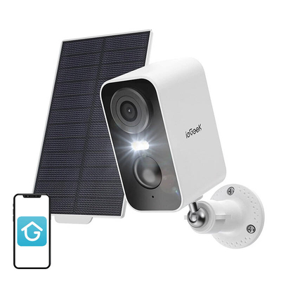 Product Κάμερα Παρακολούθησης Wireless 3MP WiFi outdoor ieGeek ZS-GX3S white with solar panel base image