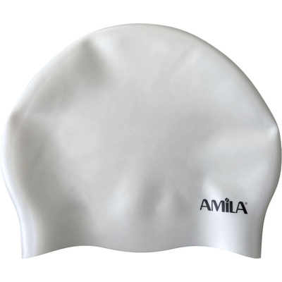 Product Σκουφάκι Κολύμβησης Amila Long Hair HQ Λευκό base image