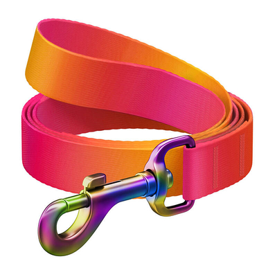 Product Λουρί Σκύλου WauDog gradient nylon 20mm wide, 122cm long, orange base image