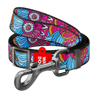 Product Λουρί Σκύλου WauDog nylon "Summer" pattern, 25 mm wide, length 152-183 cm base image