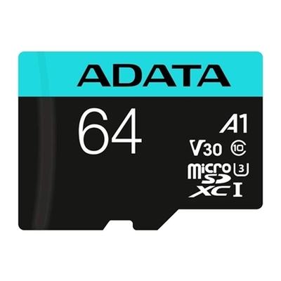 Product Κάρτα Μνήμης microSD 64GB Adata AUSDX64GUI3V30SA2 base image
