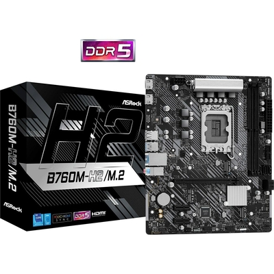 Product Motherboard ASRock B760M-H2/M.2 LGA 1700 Intel B760 base image