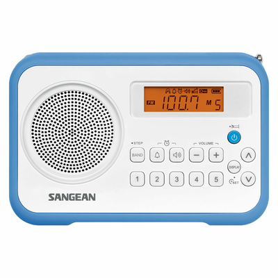 Product Ραδιόφωνο Sangean PRD18W Μπλε Κεχριμπάρι Μπλε/Λευκό base image