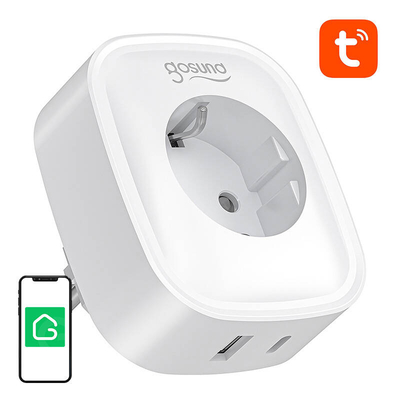 Product Smart Plug Gosund SP6 16A USB-C 20W Tuya smart WiFi/Bluetooth socket base image