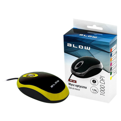 Product Ποντίκι Ενσύρματο Blow MP-20 Κίτρινο base image