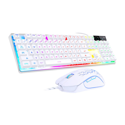 Product Σετ Πληκτρολόγιο & Ποντίκι Ενσύρματο MageGee K1 + mouse set (White) base image