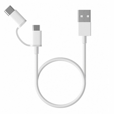 Product Καλώδιο USB Xiaomi σε Micro USB και USB-C SJX01ZM Λευκό base image