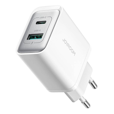 Product Φορτιστής Πρίζας Joyroom TCF15 Dual-Port (A+C) 30W (White) base image