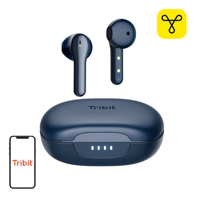 Product Bluetooth Handsfree Ακουστικά Tribit TWS SolarBuds C2 BTH96R (Black) base image
