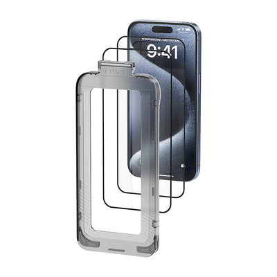 Product Tempered Glass Vention KUKTCC-40 for iPhone 15 Pro Max +applicator base image