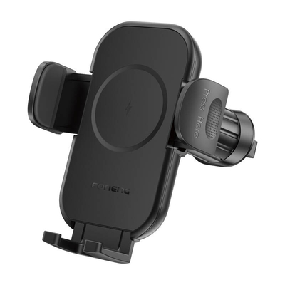 Product Βάση Αυτοκινήτου Foneng CP101 car grille mount with 15W wireless charger (Black) base image