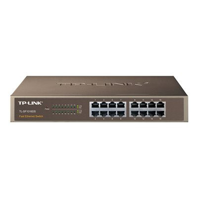 Product Network Switch TP-Link 10/100 16P. Metall base image
