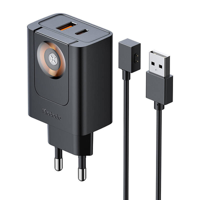 Product Φορτιστής Πρίζας Mcdodo CH-3700 30W 2-in-1 USB-C+A Black base image