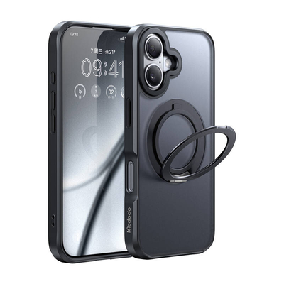 Product Θήκη Κινητού Mcdodo PC-4931 MagSafe for iPhone 16 Plus with stand (Black) base image