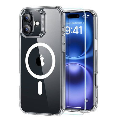 Product Θήκη Κινητού Hybrid (HaloLock) ESR for iPhone 16 with screen protection kit (clear) base image