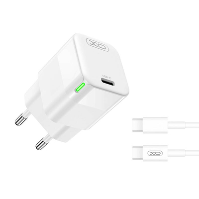 Product Φορτιστής Πρίζας XO CE06, 30W, USB-C, με UBS-C base image