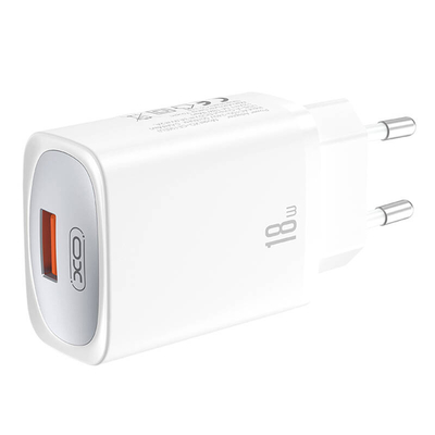 Product Φορτιστής Πρίζας XO CE19, 18W, USB-A base image