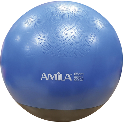 Product Μπάλα Γυμναστικής Amila Gymball 65cm Μπλε με Βάρος στην Βάση base image