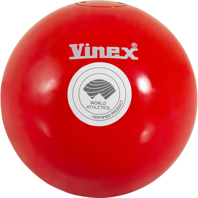 Product Σφαίρα Vinex Λειασμένη 6Kg World Athletics Approved, Κόκκινη base image