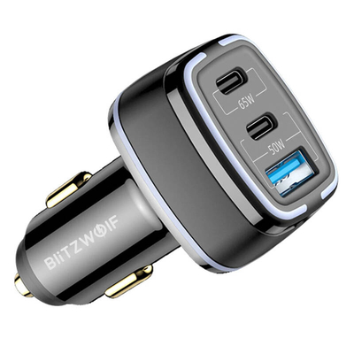 Product Φορτιστής Αυτοκινήτου Blitzwolf BW-BC4 115W 3 θυρών USB PD base image