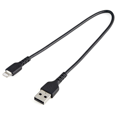 Product Καλώδιο USB σε Lightning Startech RUSBLTMM30CMB USB A Μαύρο base image