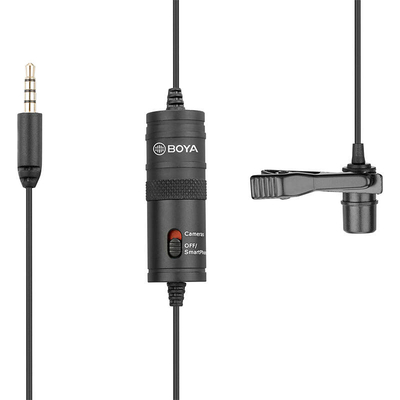 Product Πυκνωτικό Μικρόφωνο BOYA BY-M1 DSLR Lavalier base image