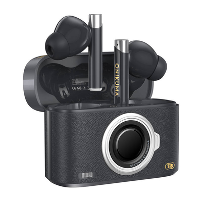 Product Bluetooth Handsfree Ακουστικά Onikuma T18 in-ear (Μαύρο) base image