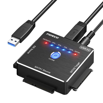 Product Προσαρμογέας HDD/SSD με λειτουργία κλωνοποίησης Fideco PL06 (USB 3.0, SATA/IDE) base image
