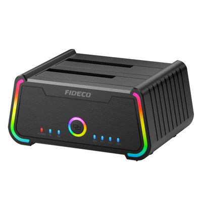 Product Docking/Cloning Station Fideco YPZ230R HDD/SSD (SATA 2.5"/3.5", UASP) base image