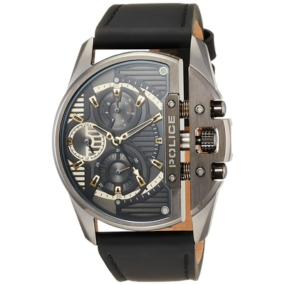 Product Ανδρικό Ρολόι Police PEWJF2203601 Μαύρο Γκρι base image