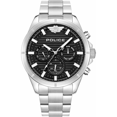 Product Ανδρικό Ρολόι Police PEWJK2227806 Μαύρο Ασημί base image