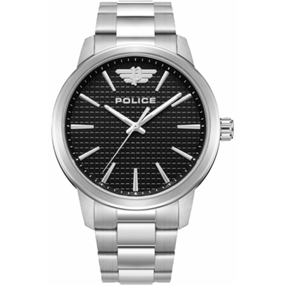 Product Ανδρικό Ρολόι Police PEWJG0018402 Μαύρο Ασημί base image