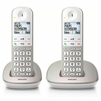 Product Ασύρματο Τηλέφωνο IP Philips XL4902S/34 1,9" 550 mAh base image
