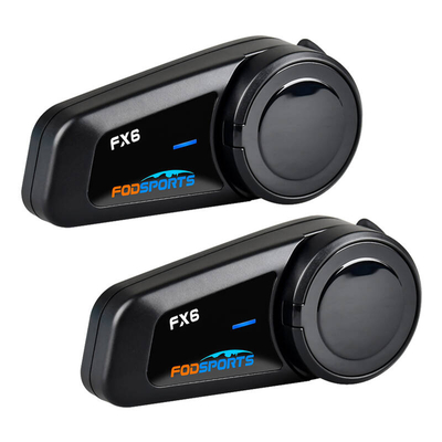 Product Ενδοεπικοινωνία Fodsports FX6 μοτοσικλέτας δύο πακέτα (Μαύρο) base image