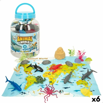 Product Μινιατούρες Colorbaby 19 Τεμάχια Ocean απο Πλαστικό 14 x 6 x 7 cm (x6) base image