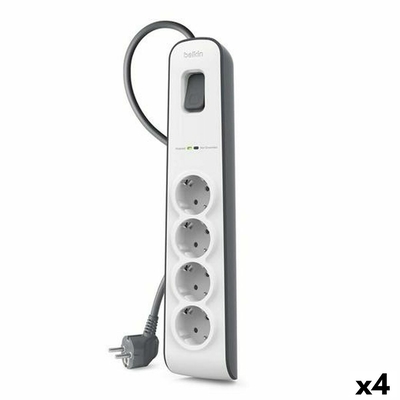Product Πολύπριζο με 4 Πρίζες με διακόπτη Belkin (2 m)  base image