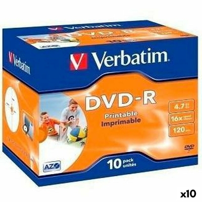 Product DVD-R Verbatim 4,7 GB 16x 10 Τεμάχια (x10)  base image