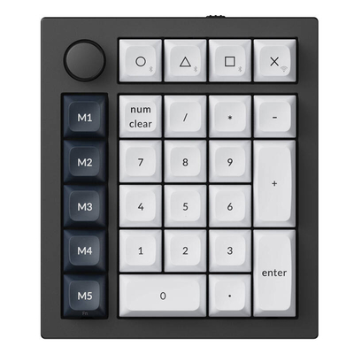 Product Ασύρματο Numeric Keypad Gaming Keychron Q0 Max RGB, Red Switch (Black) [Q0M-M1] base image