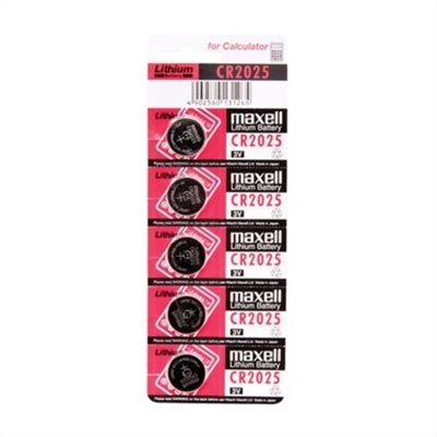 Product Μπαταρίες Κουμπιά Λιθίου Maxell CR2025 3V (5pcs) base image