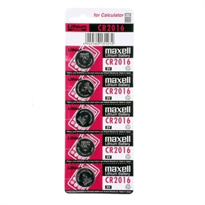 Product Μπαταρίες Κουμπιά Λιθίου Maxell CR2016 3V (5 pcs) base image