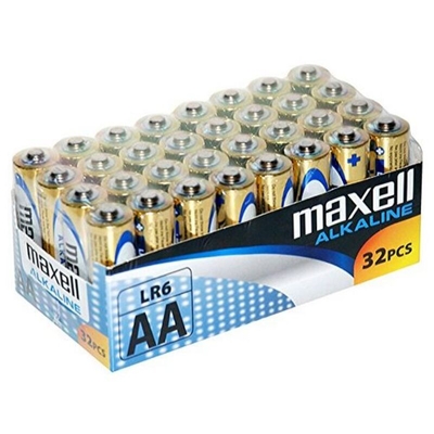 Product Αλκαλικές Μπαταρίες Maxell MXBLR06P32 LR06 AA 1.5V (32 pcs) (AA) base image