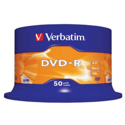Product DVD-R Verbatim 4.7GB 50 Τεμαχια base image