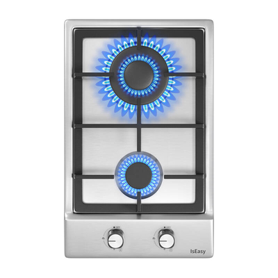 Product Εστία Υγραερίου IsEasy διπλής ζώνης MGBS-312A (ανοξείδωτο ατσάλι) base image